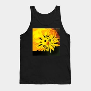 Sunflower Retro Artificial Intelligence Arts Tank Top